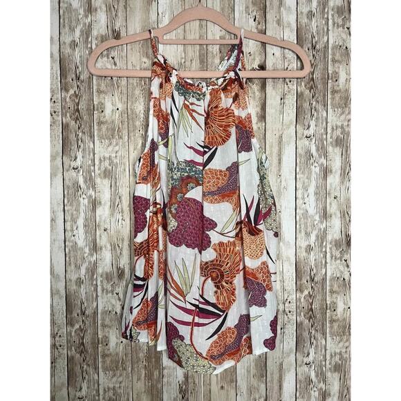🌺✨ Rachel Zoe Boho Floral Halter Top – Size S ✨🌺 - Picture 1 of 4